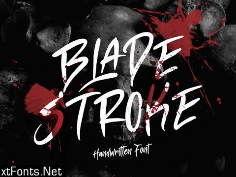 Blade Stroke Font  Y3NKWJ6