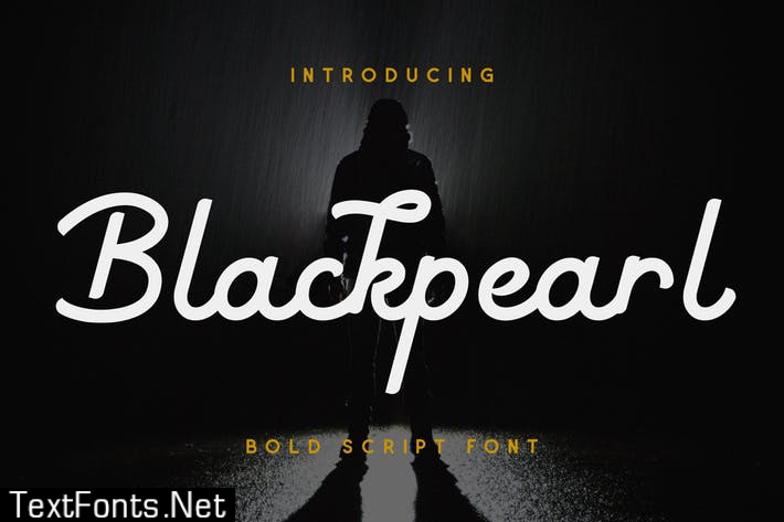 Blackpearl - Monoline Script Font