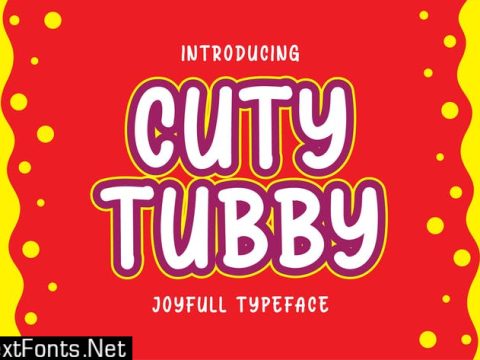 Cuty Tubby - Joyfull Typeface