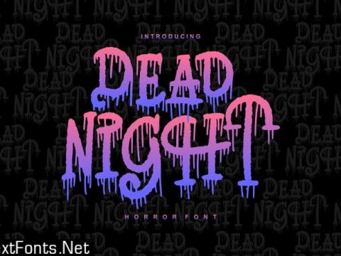 Dead Night | Horror Font