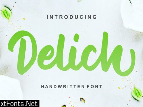 Delich | Handwritten Script Font