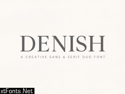 Denish Sans & Serif Duo Font Family JUVWXBU