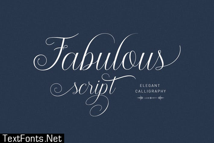 Fabulous Script Font 8DCXH97