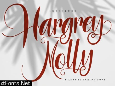 Hargery Molly | Luxury Script Font