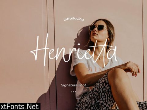 Henrietta - Signature Font Z5MPYL2