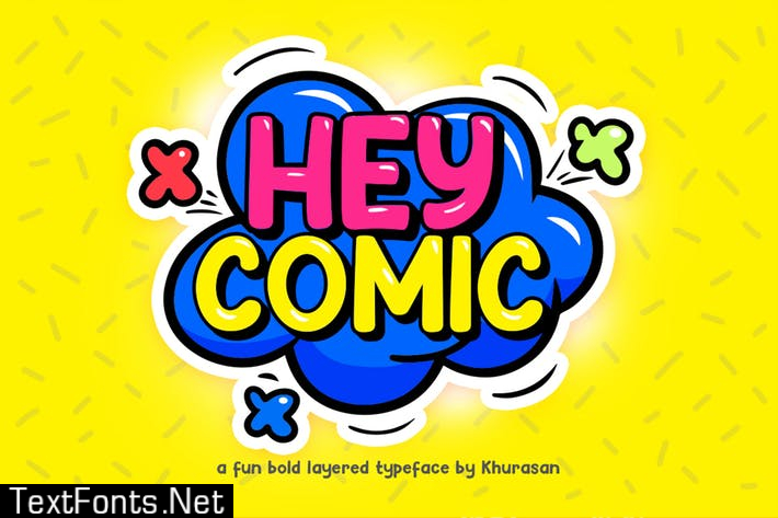 Hey Comic Font