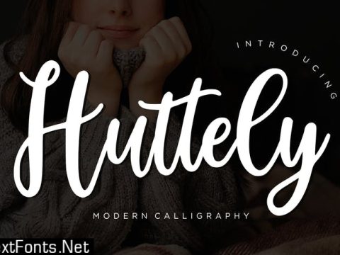 Huttely Modern Calligraphy Font 2QDLB2D