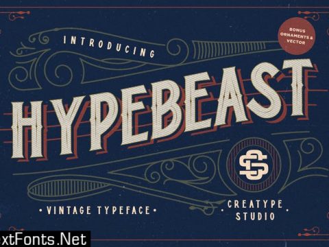 Hypebeast - Layered & Vintage Font