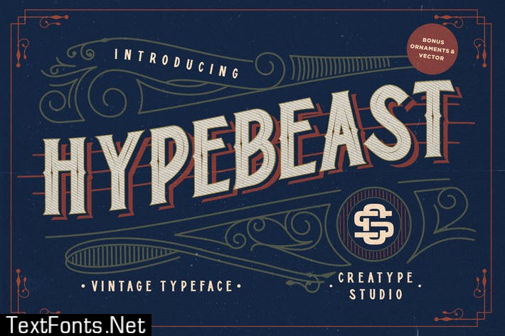 Hypebeast - Layered & Vintage Font