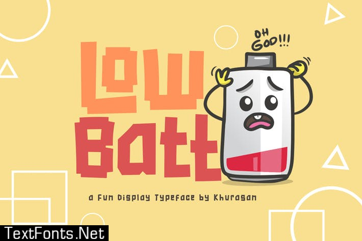 Low Batt Font