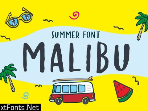 MALIBU - Carefree Handwriting Font WBFU7VZ