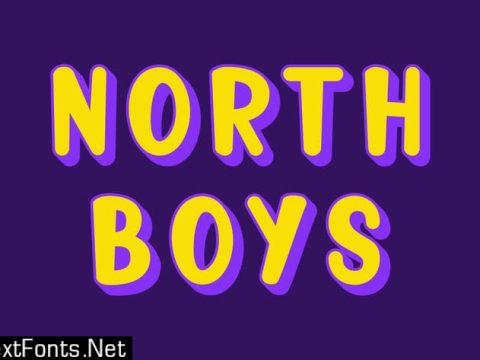 North Boys - Playful Layered Font