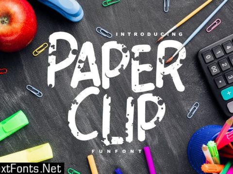 Paper Clip | Decorative Fun Font J6H5W9B