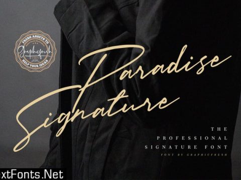 Paradise Signature Font FQTEZR