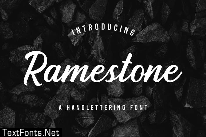 Ramestone - Handlettering Font