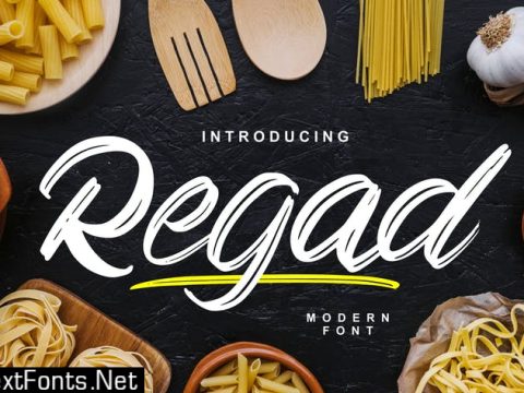 Regad | Modern Food Font