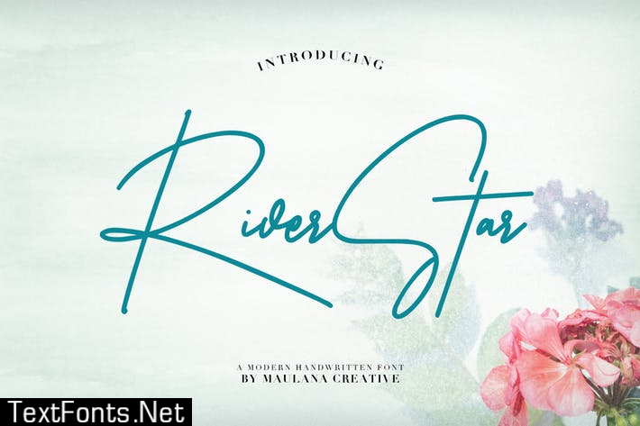 Riverstar Signature Font BEMAQ7