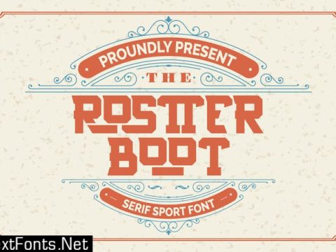 Rostter Boot | Serif Sport Font DGZNR4Y