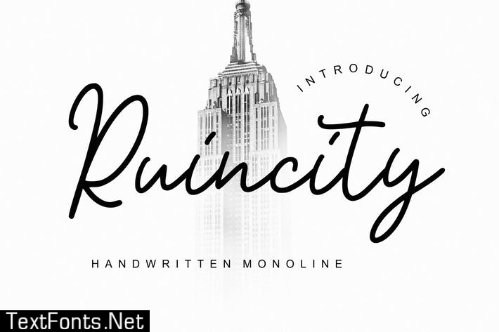 Ruincity Handwritten Monoline