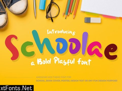 Schoolae Bold Playful Font