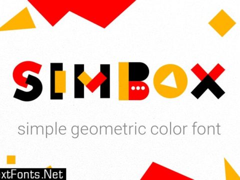 Simbox| the color geometric font