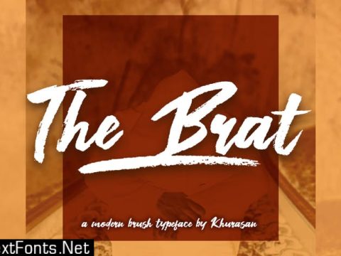 The Brat Brush Font 9YV369D