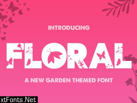 The Floral Font