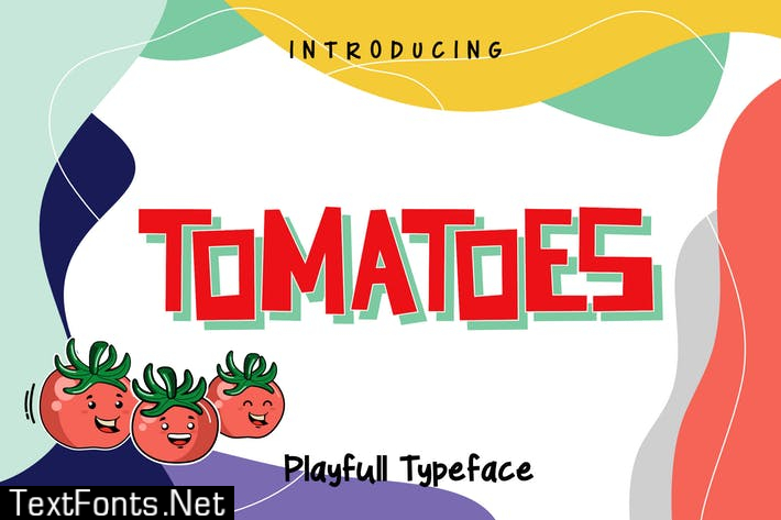 Tomatoes - Playful Typeface RS