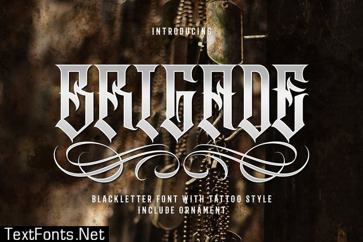 Brigade Font 8bshczt