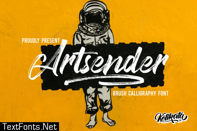 Artsender Brush Font