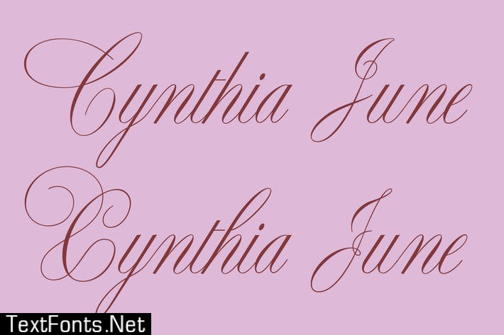 Cynthia June Font