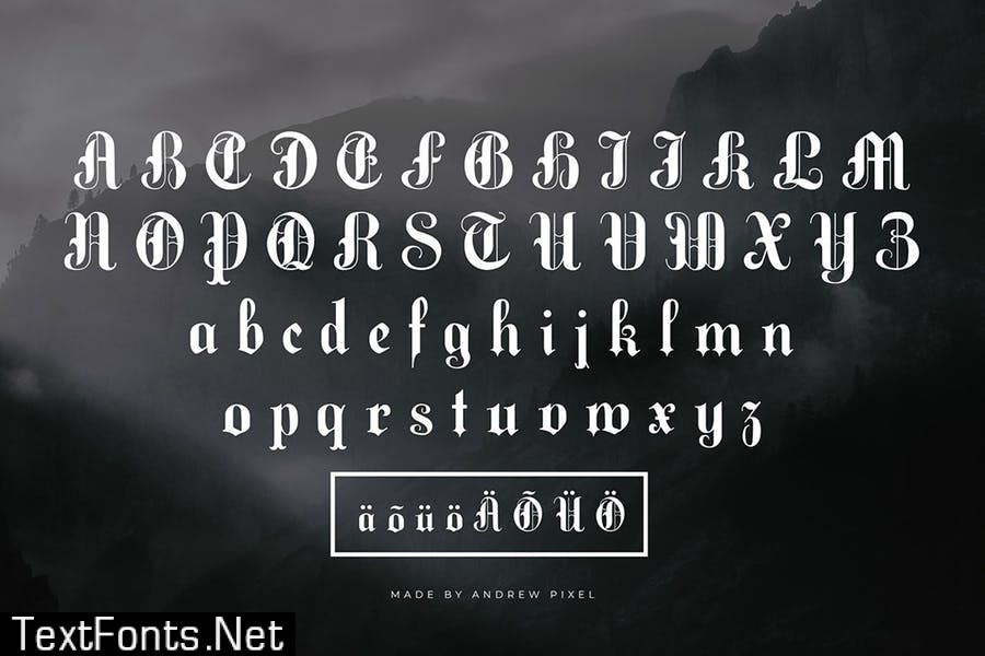 Darklands - A Blackletter Font