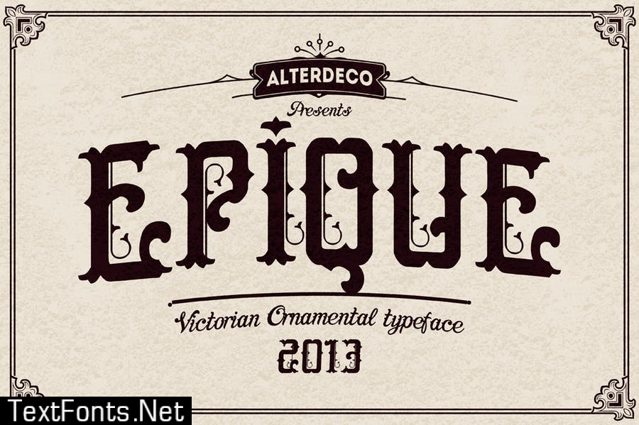 Epique Typeface Font