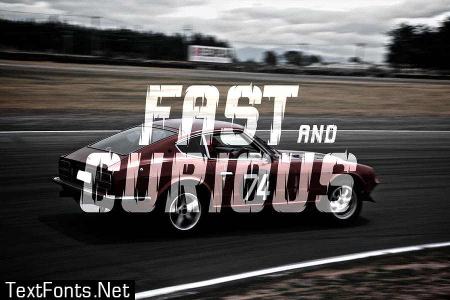 Escalated - Fast Motorsport Racing Font