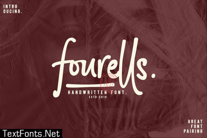 Fourells Script Font