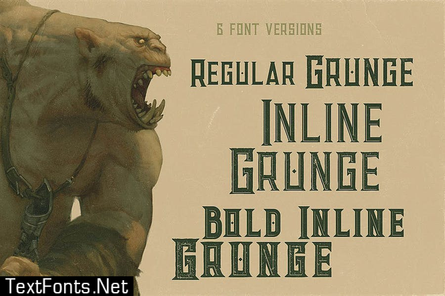 Giant - Vintage Style Font