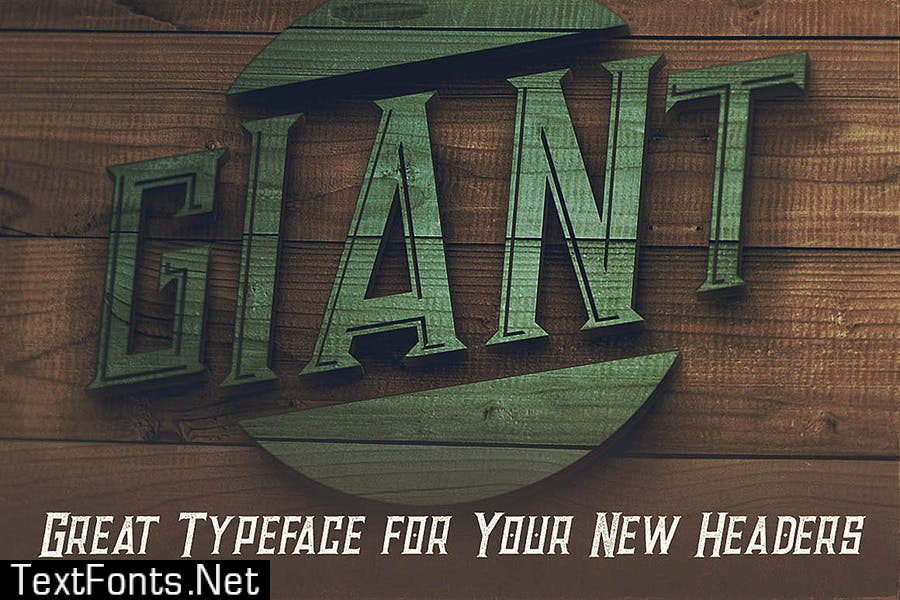 Giant - Vintage Style Font