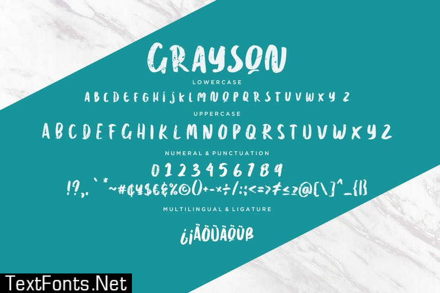 Grayson Fun Brush Typeface