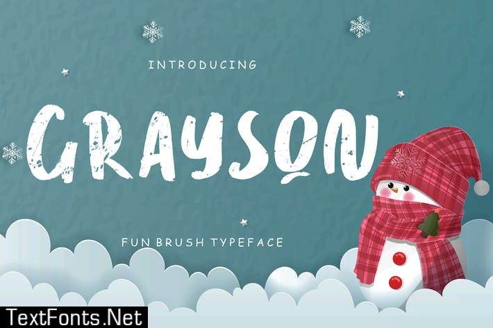 Grayson Fun Brush Typeface