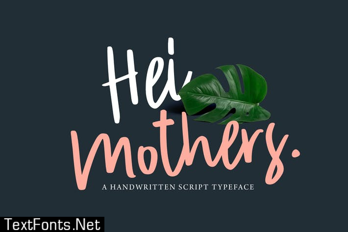 HeiMothers Typeface Font