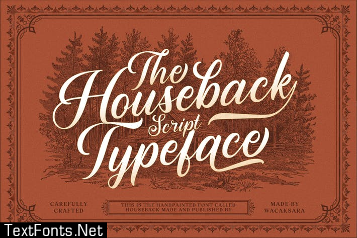 Houseback Font