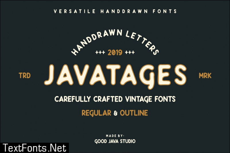 Javatages Bold Vintage Font