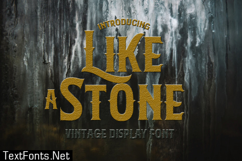 LikeAStone Vintage Font