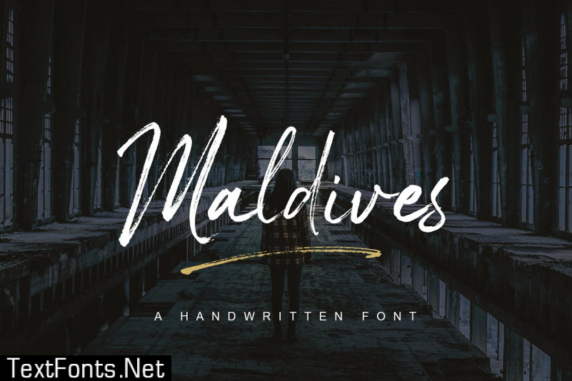 Maldives Brush Font