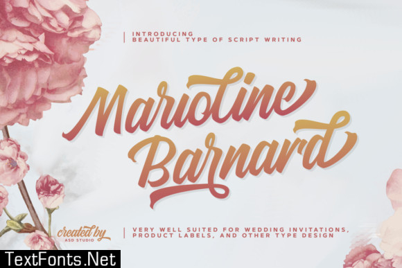 Marioline Barnard Script Font