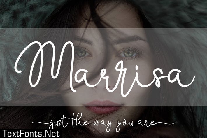 Marrisa - Beautiful Script Font