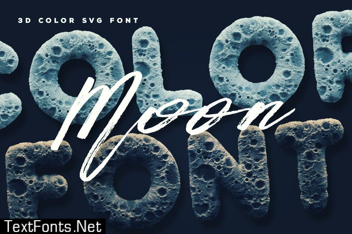 Moon Color Font