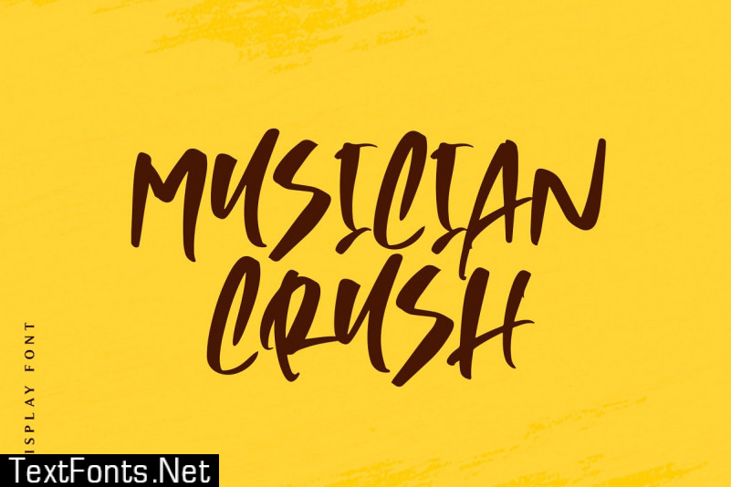 Musician Crush Script Font