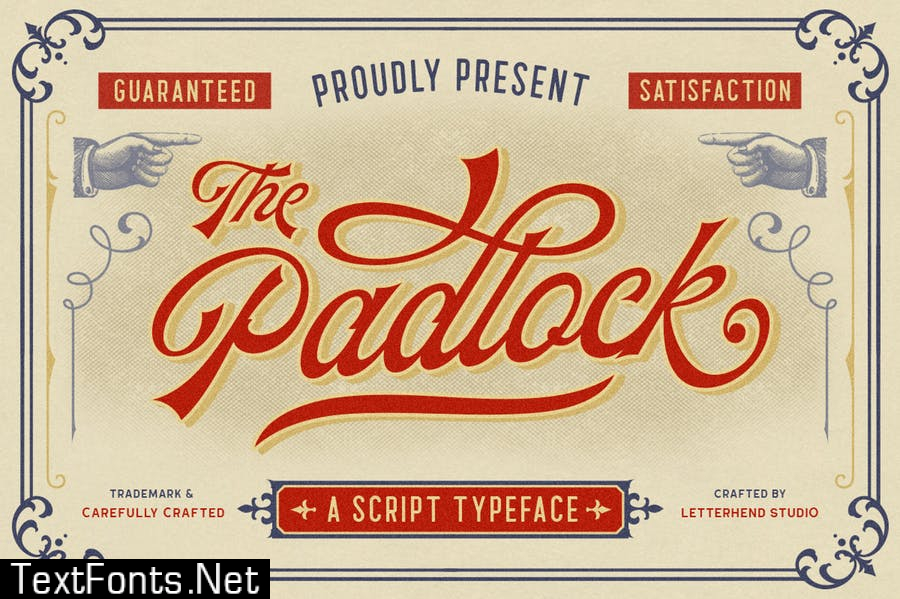 Padlock Script Font