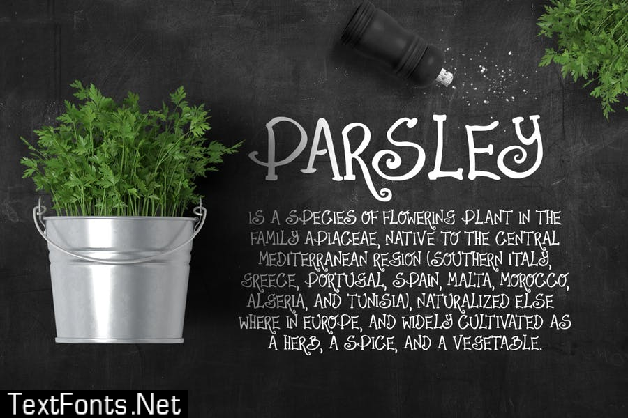 Parsley Font